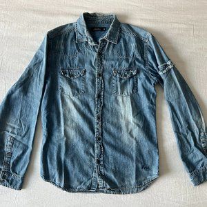 Men's denim shirt, Size Medium
